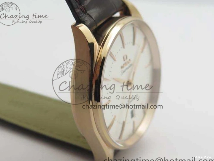 1219 Seamaster Edizione Venezia RG Best Edition White Dial On Leather Strap A Timeless 8127